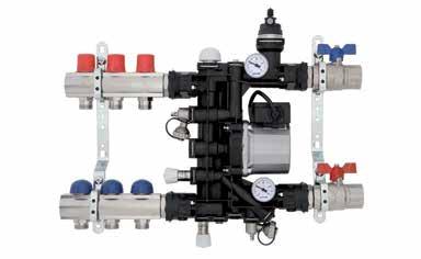 , with 1 high temperature heating manifold, with 1 low temperature heating manifold 2-way high 1 2818000 3-way high 1 2818002 Supplied with a M3V-F Control Group (see section 4 for details) and a