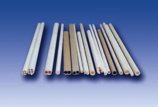 Two-bore and four-bore insulating tubes AluSIK-60 ZA, type C 610 10 A Order No.