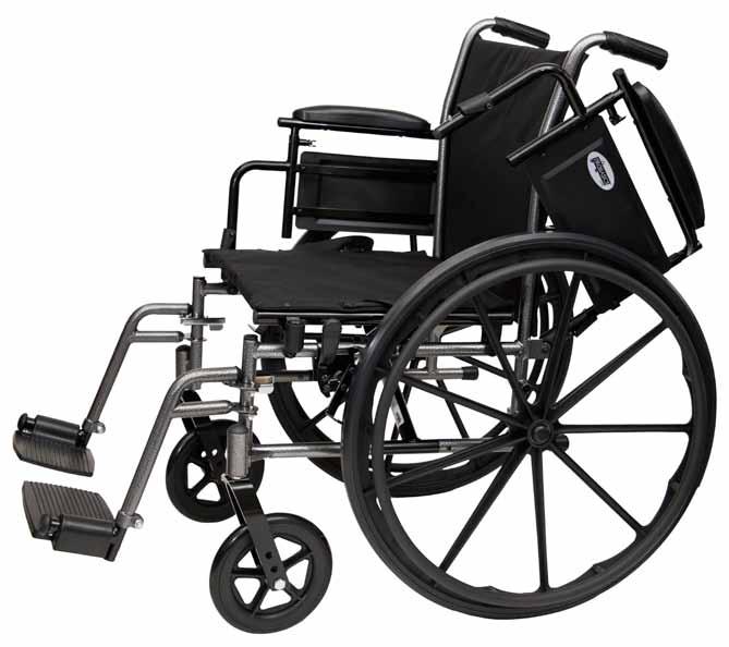 HEELCHAI PROBASICS Lightweight Wheelchair HCPCS Code: K0003 The PROBASICS Lightweight K0003 Wheelchairs feature a sleek black finish and an adjustable seat-to-floor height of 18-20 allowing for an