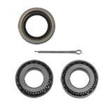 WHEEL BEARING KITS / BEARING PROTECTORS WHEEL BEARING KITS Designed to fit most hubs used on boat, utility, snowmobile, and RV trailers Kit includes 2 bearing cones, 2 bearing cups, grease seal, and