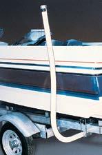 Easy bolt-on mounting fits trailer frames up to 3 x 5 high. Adjustable to provide optimum fit to any hull design.