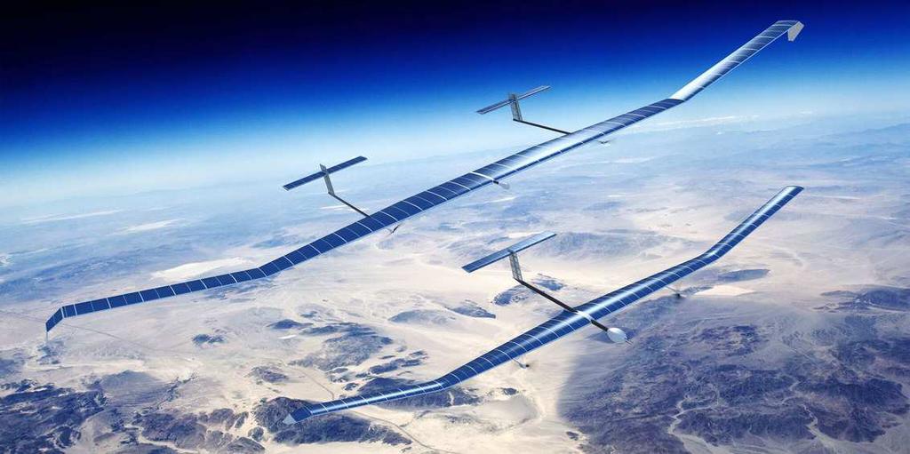 1 HAPS (High Altitude Pseudo-Satellites) - Example - AIRBUS DEFENSE and SPACE ZEPHYR - Ready to be marketed in Zephyr S version (summer 2017) Payload characteristics: ~5 kg for Zephyr S (~100 Mbps)