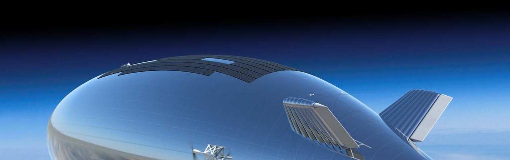 2 Stratospheric Airships Concept: Blimps (helium) Platform power consumption used for
