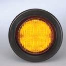 MARKER/CLEARANCE LIGHTS 200 Series LED 2 Round LED Marker, with Grommet, Amber #ECVML2Ø2Y Includes 6 wire