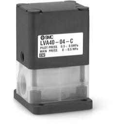 Series LV ody material: F asic type J L D x øm x R Sensor (reathing port) U G H SM x Q (LV6) With flow rate adjustment (Max. S) With indicator (mm) W (mm) SM LV LV LV LV LV6 S. 9.