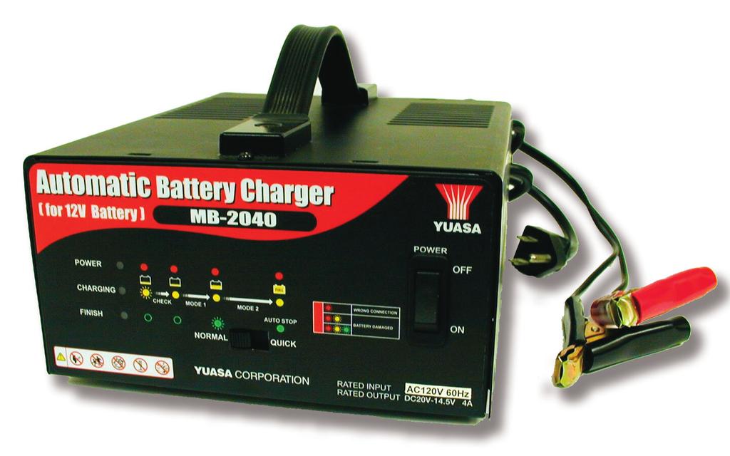 polarity protection/spark-free operation (UL/CUL approved) 3 year limited warranty 10-Bank Battery Maintainer Part No.