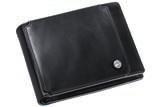 Limited edition Business card wallet black Matt leather.