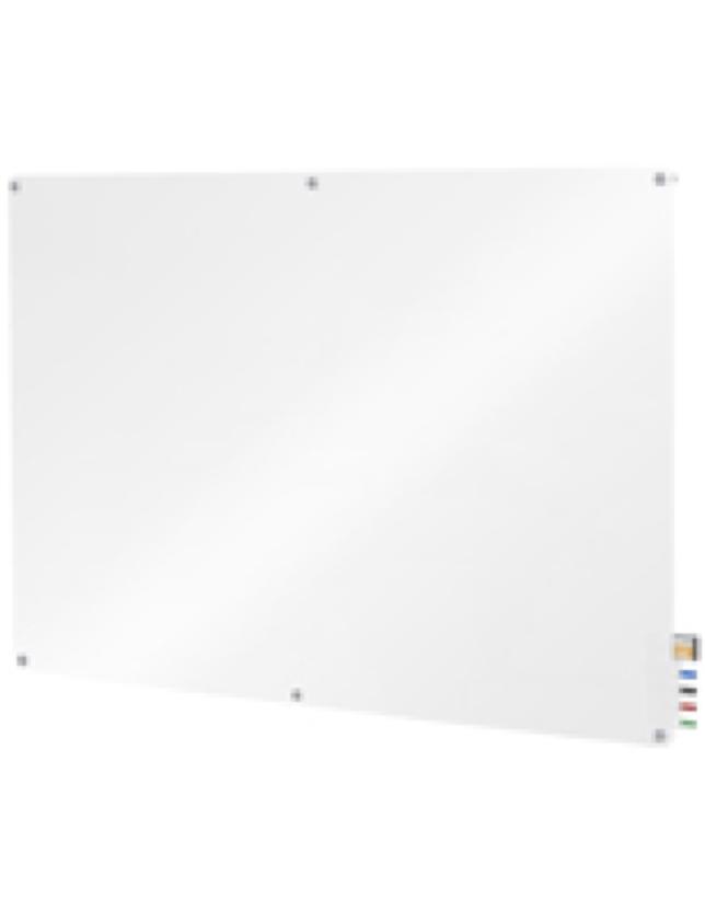 A.02 Tempered Glass Wall Mount Dry Erase Board Ghent (Displays2go.