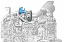 Turbocharger 1 control unit J724 The turbocharger 1 control unit is located on the turbocharger.