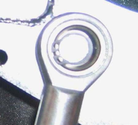11.) Hang in the gas spring (U) on the fitting point of the swing arm.