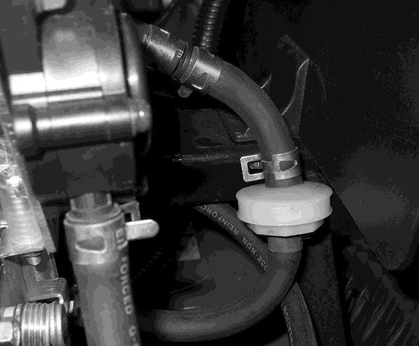 Fuel Filter and Replacement - Fuel is Extremely Flammable - Use Extreme Caution When Servicing the Fuel System 1. Place a proper fuel drain pan under the fuel filter area. 2.
