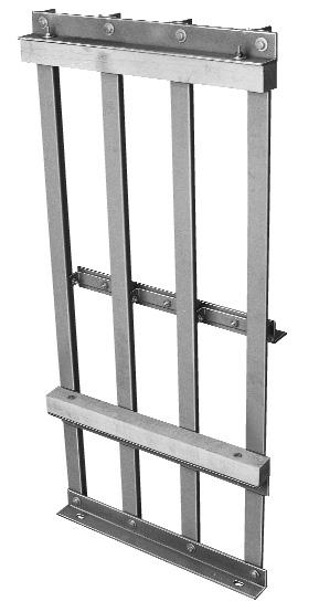 Guide Systems, Outrigger Brackets & Index Lights 012-1500 Steel T-Bar Guide System 012-1550 Aluminum T-Channel Guide System T-Bar Guide System Used to guide counterweight arbors 6" and 8" centers are