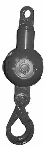 TOP SWIVEL- WITH BK HOOK NON-SWIVEL OVERHAUL BALLS johnson overhaul ball assembly No. working load limit (tons) WITH BK-13-10 HOOK weight (lbs.) johnson model numbers ob4ns35-2 472335 4 65 844.