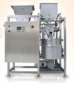 CENTRIFUGAL BATCH COATER Unique centrifugal coating action is ideal for products such as dough-coated peanuts, flavored coffees, nuts, and sunflower seeds.