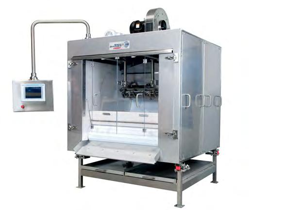 BELT COATER Quickly and uniformly apply chocolate, yogurt and sugar solutions to nuts, fruits, candy cores, cereals and other products.