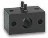 UNIVERSAL MOUNTING BLOCK: Universal Mounting Blocks are fabricated of steel and finished with a black oxide coating to inhibit rust.