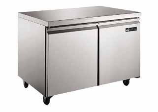 Refrigeration Undercounter Fridges & Freezers CLASSIC-CHILL SERIES CUDR1-27CC CUDR2-48CC FUDR1-27CC FUDR2-48CC UNDERCOUNTER FRIDGE & FREEZER FEATURES High quality Stainless Steel cabinets -- Features