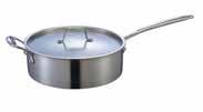 Smallwares Stainless Steel Fry Pans FRY PANS STRAIGHT-SIDED UNCOATED - STAINLESS STEEL Product # Diameter (mm) EFI-SS4709S 9½ (240) EFI-SS4710S 10½ (260) EFI-SS4711S 11¼ (300) FRY PANS NON STICK