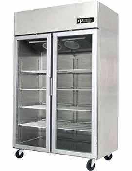 Refrigeration Freezer Merchandisers VERSA-CHILL SERIES F1-29GDSVC F2-52GDSVC GLASS DOOR FREEZER MERCHANDISER FEATURES Single or double glass door display freezer with top mounted compressor