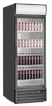 Refrigeration unit holds 32 F to 46.4 F (-0 C to 8 C) for optimum food preservation Product # Type Doors Shelves Dimensions (mm) HP Capacity W D H (Cu. Ft.) Voltage Amps Weight (lbs) C1-27.