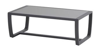 coffee table 110x60 cm in matt carbon
