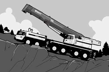 4 ICON Selling points SANY TRUCK Crane content 04 Icon 0 Selling Points 06 Introduction 09 Dimension 10 Technical Parameter 11 Operation Condition 12 Load Chart 14 Wheel Crane Family Map Cab