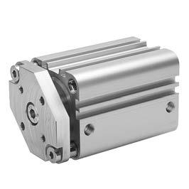Piston rod cylinders Short-stroke and compact cylinders 1 Standards NFE 49004 Compressed air connection Internal thread Ambient temperature min./max. -20 C / +80 C Medium temperature min./max. -20 C / +80 C Medium Compressed air Max.