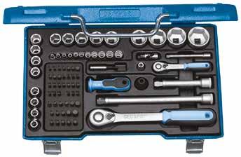 MAGIC 19 LMU-10 SOCKET SET 1/2" 31 pieces 19 V20U-20 SOCKET SET 1/4"-1/2" 81 pieces With forged, tempered UD profile sockets, hand-operated Impact sockets with protective sleeve With accessories made