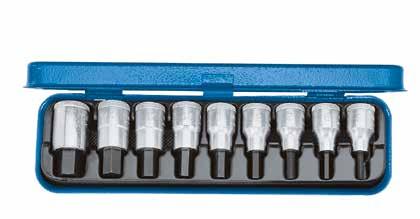 hexagon UD profile sockets, hand-operated With accessories made from GEDORE vanadium steel 31CrV3 With fine toothed, dial