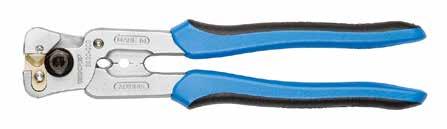 034 035 80 JE 01 - JE 41 CIRCLIP PLIERS FOR INTERNAL RETAINING RINGS Form D For safety rings as per DIN 472, DIN 984 DIN 5256 Form D angled jaws Pressed-in tips of highly wear-resistant roller