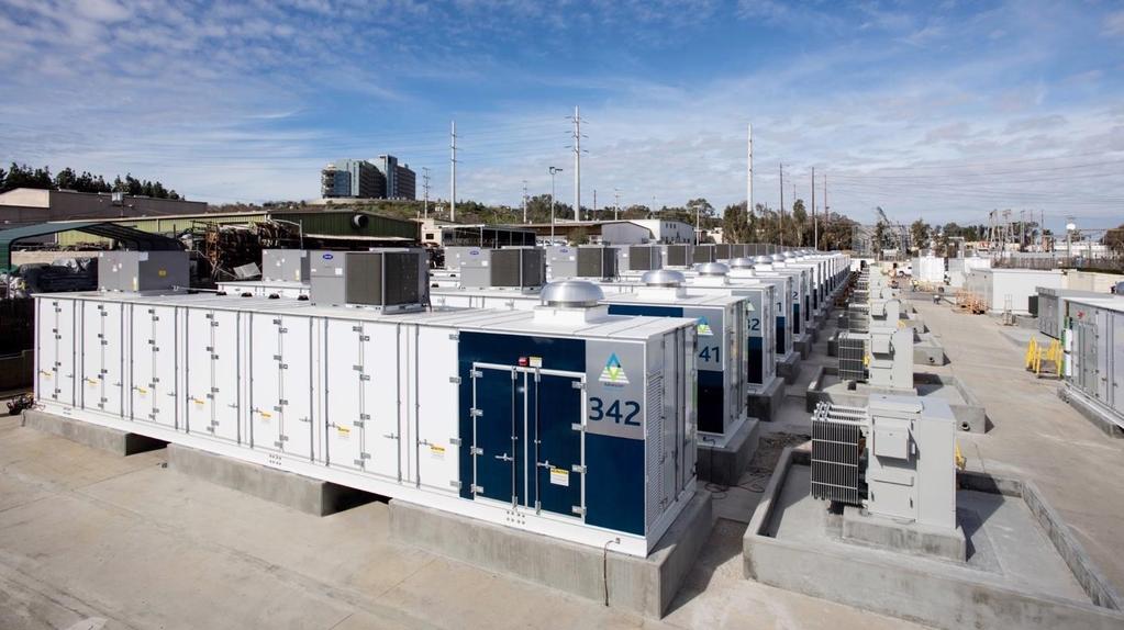 30 MW of energy storage for San Diego Gas & Electric, California, United States Largest energy storage