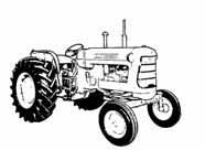 MODEL D15 SERIES II 1963-1968 Tractor Serial Number is located at LH front end of torque housing.