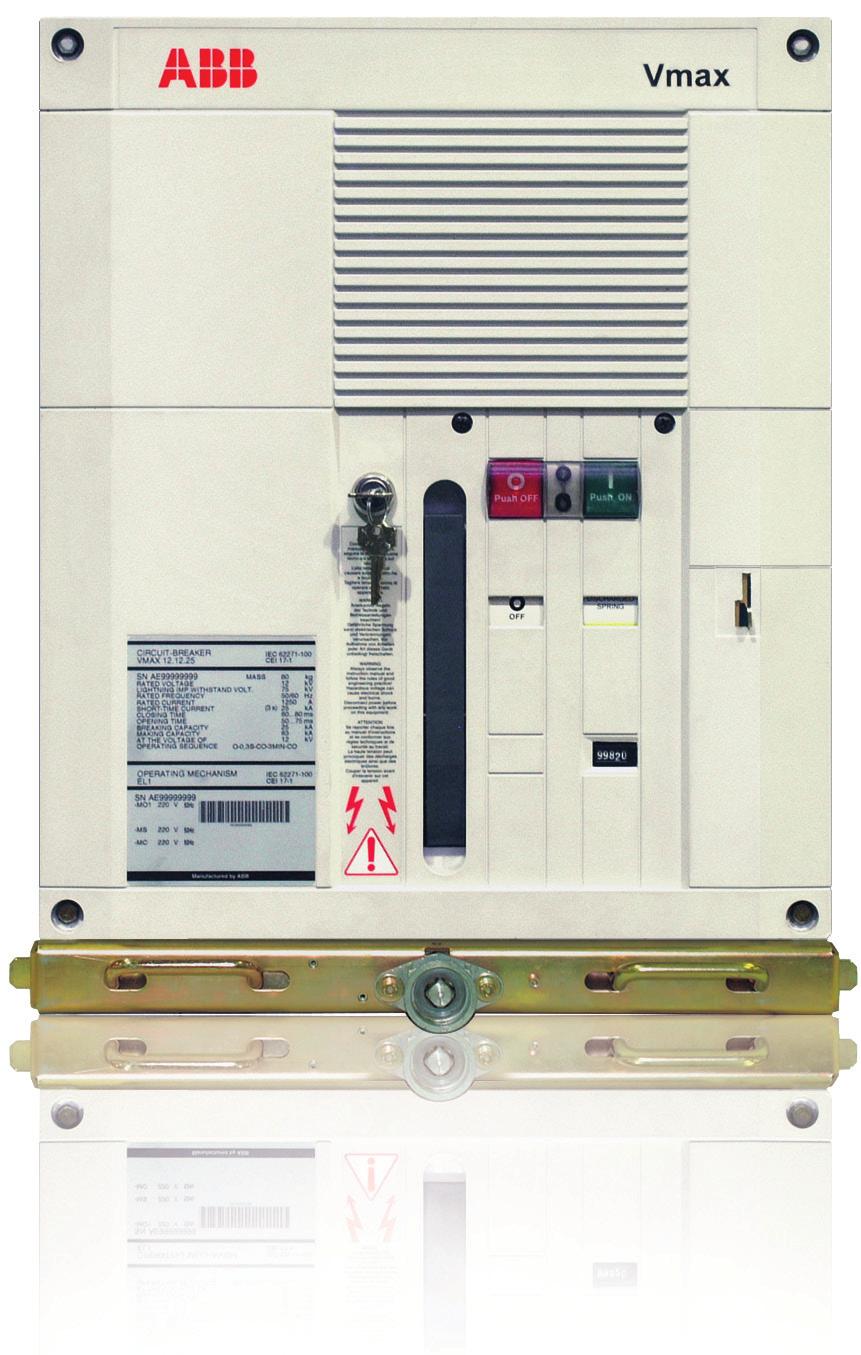 General characteristics of withdrawable circuit-breakers Circuit-breaker Use in switchgear/enclosure Standards Rated voltage Rated insulation voltage Withstand voltage at 50 Hz Impulse withstand