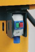 interlocked lid Electrical parts securely housed Manual mains relay with under voltage protection Motor