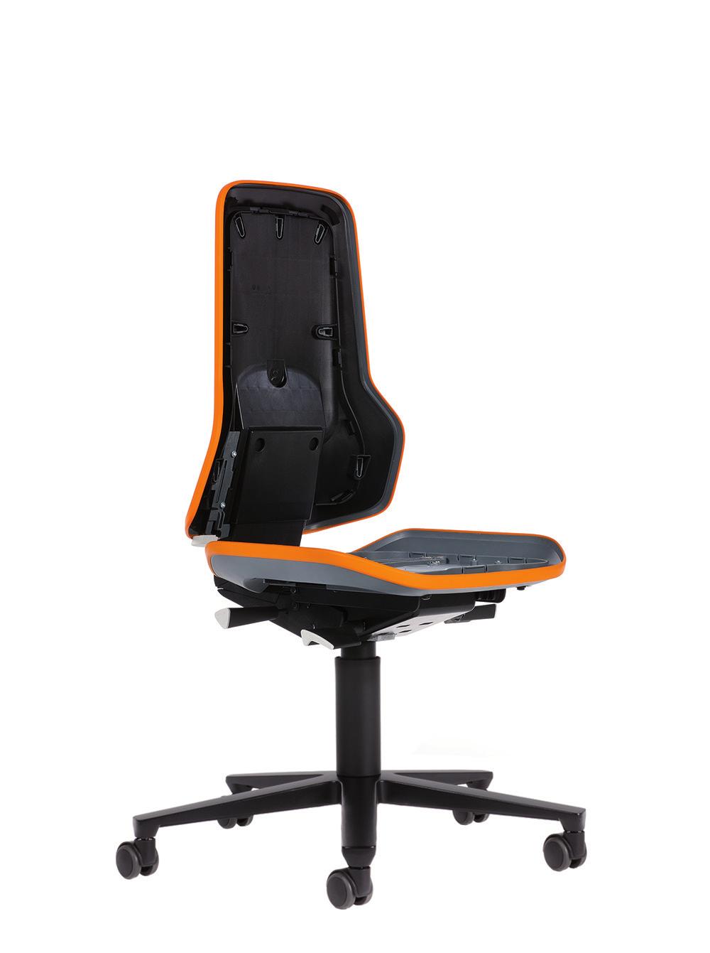 Neon New generation workplace chair All the same s and features as in Treston Plus In addition changeable upholstery and flex strip for protection of the chair