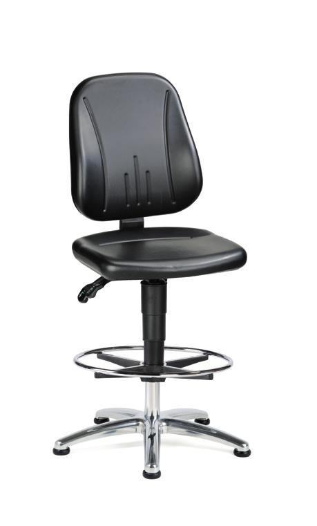 Treston Ergo chair with fabric upholstery Fabric upholstery is recommended for use in clean working environments.