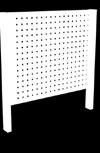 Perforated panels for concept and TP benches Name Module Size Code ESD W x H mm Perforated back panel M500 468 x 389 861 501-35 Perforated back panel M750 718 x 194 861 510-35 Perforated back panel
