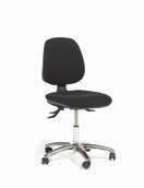 Task chair X35 adjustment for seat height, seat tilt, backrest height and backrest tilt abrasion resistance: 100 000 Martindale (40 000 Martindale with ESD-textile) floor glides and foot ring