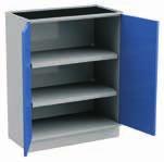 Industrial cabinets A versatile storage solution can be created using the appropriate accessories.