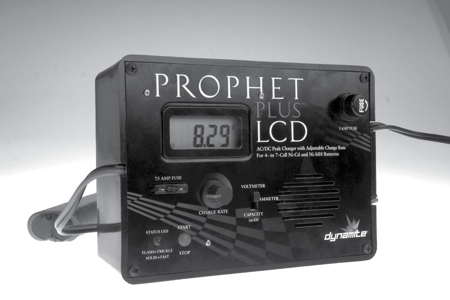 PROPHET PLUS LCD AC/DC Powered Peak Prediction Charger for 4- to7-cell Ni-Cd and Ni-MH Battery packs INSTRUCTION MANUAL 2010 Horizon Hobby, Inc.