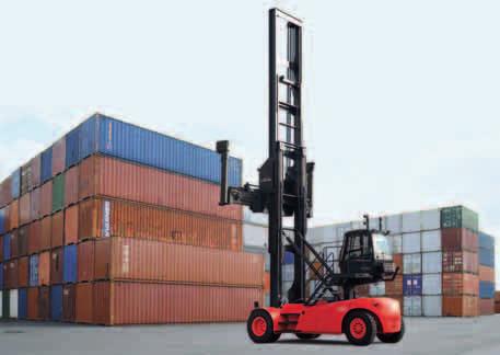 126 Stacking Empty Container Handler Capacity 9000 kg C 90 SERIES 318 The innovative Linde C 90 dedicated empty container handler series brings a different perspective to the storage and retrieval of