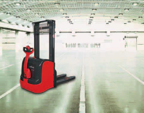 44 Storage Electric Pallet Stackers Capacity 1400 & 1600 kg L 14, L 16/L 14i, L 16i SERIES 372 Benefiting from smooth, Linde Digital Control of traction and the unique proportional Optilift control