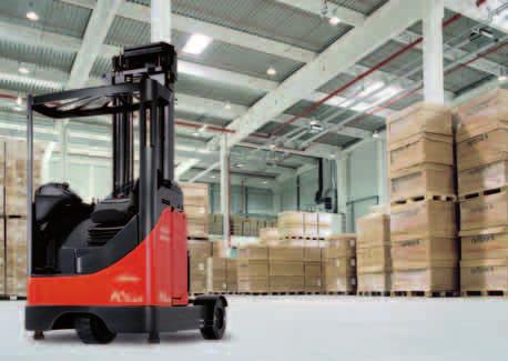 68 Storage Electric Reach Trucks Capacity 1400 kg 2000 kg R 14 G, R 16 G, R 20 G ACtive SERIES 115-03 There are many applications where there is a requirement to combine narrow aisle stacking duties