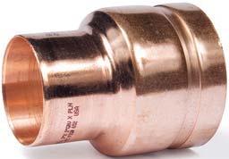 COPPR SYSMS Figures 650 Concentric Reducer ech Data Sheet: G520 Figures 652 Concentric Reducer ech Data Sheet: G520 to to Cup Size Pipe Size Copper ubing to pprox. lbs 2 1 2 x 2 2.625 x 2.125 3.29 1.