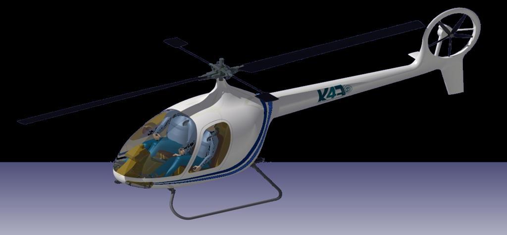 It will be the first light helicopter: Provided with two piston engines working in a parallel way thereby will apply to certification to fly over built-up areas in Europe and other