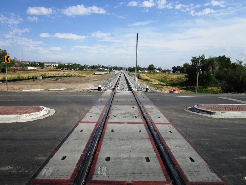 Crossings complete on the line 124 th Avenue Crossing 112 th Avenue
