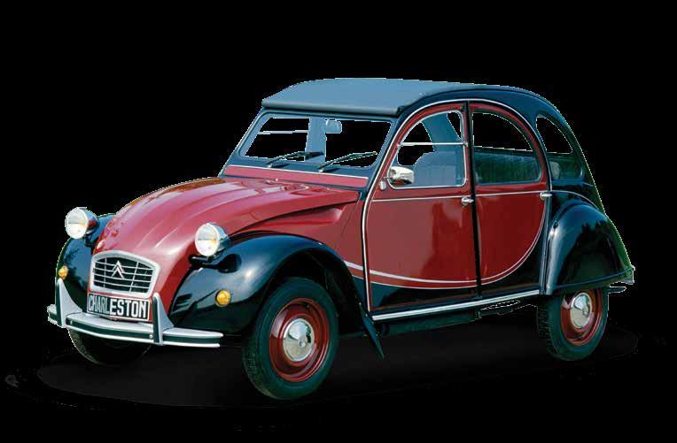 .. five years later, the iconic 2CV is launched and