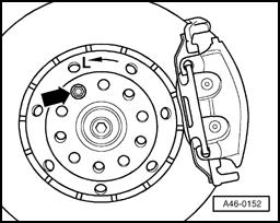 46-45 Brake pads, removing and installing Special tools and workshop equipment required Removing Note: VAG 1331 Torque wrench (or equivalent) Piston