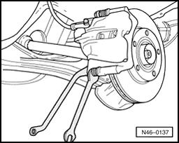 46-9 - Remove lower brake caliper