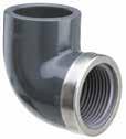 1/2 62 31 22 26 118 205 16 80 057402063020 63 x 2 73 38 26 33 145 400 16 56 057502 90 Elbow with Reinforcing Ring Cemented - Cod dxg E l Lt Z Weight PN Pack 057502016003 16 x 3/8 23 14 13 9 34 10 16